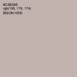 #C3B3AE - Bison Hide Color Image